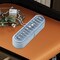 Velvet Small Multiple Ring Box Portable Organizer Display Jewelry Storage Travel Case Jewelry Earring Holder for Wedding Birthday Christmas Day (Light Ocean Blue)